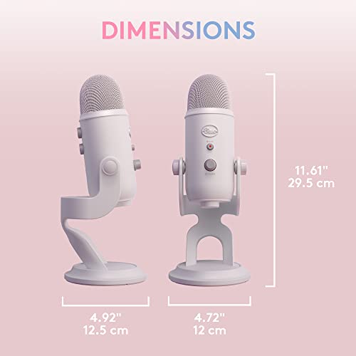 Blue Yeti USB Microphone for PC, Mac, Gaming, Recording, Streaming, Podcasting - craques