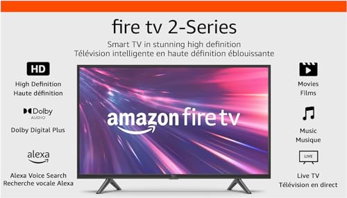 Amazon Fire TV 40" 2-Series (newest model), HD smart TV, stream live TV without cable