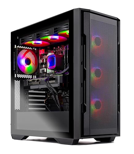 Skytech Gaming Archangel Gaming PC Desktop – AMD Ryzen 5 7600X 4.7 GHz, NVIDIA RTX 4060 Ti
