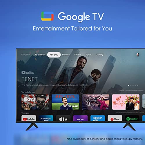 Hisense 50A68N - 50 inch Smart Ultra HD 4K Dolby Vision HDR10 Google TV with Bluetooth