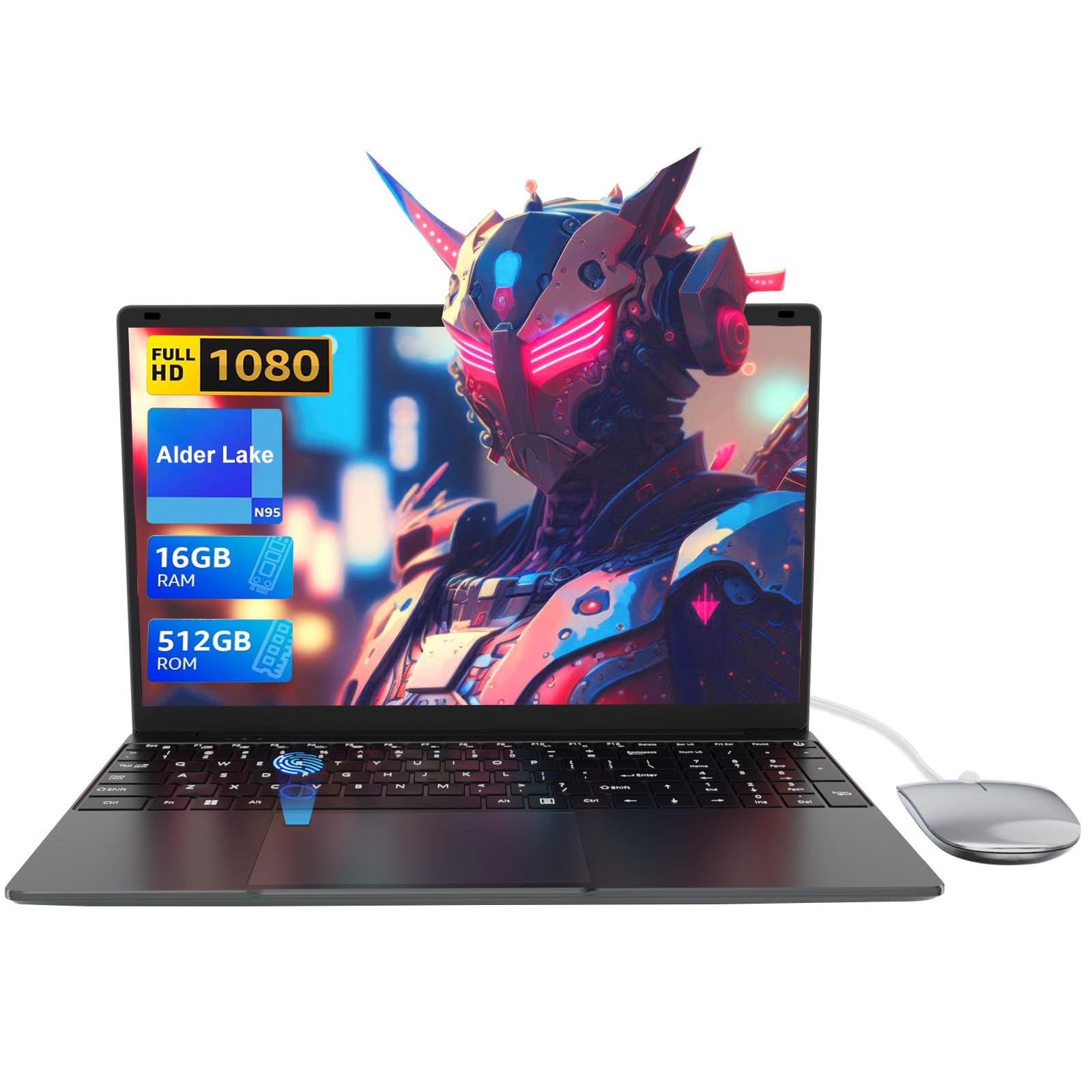 15.6 inch Laptop - 16GB RAM LPDDR4 512GB SSD Laptop Computer - craques