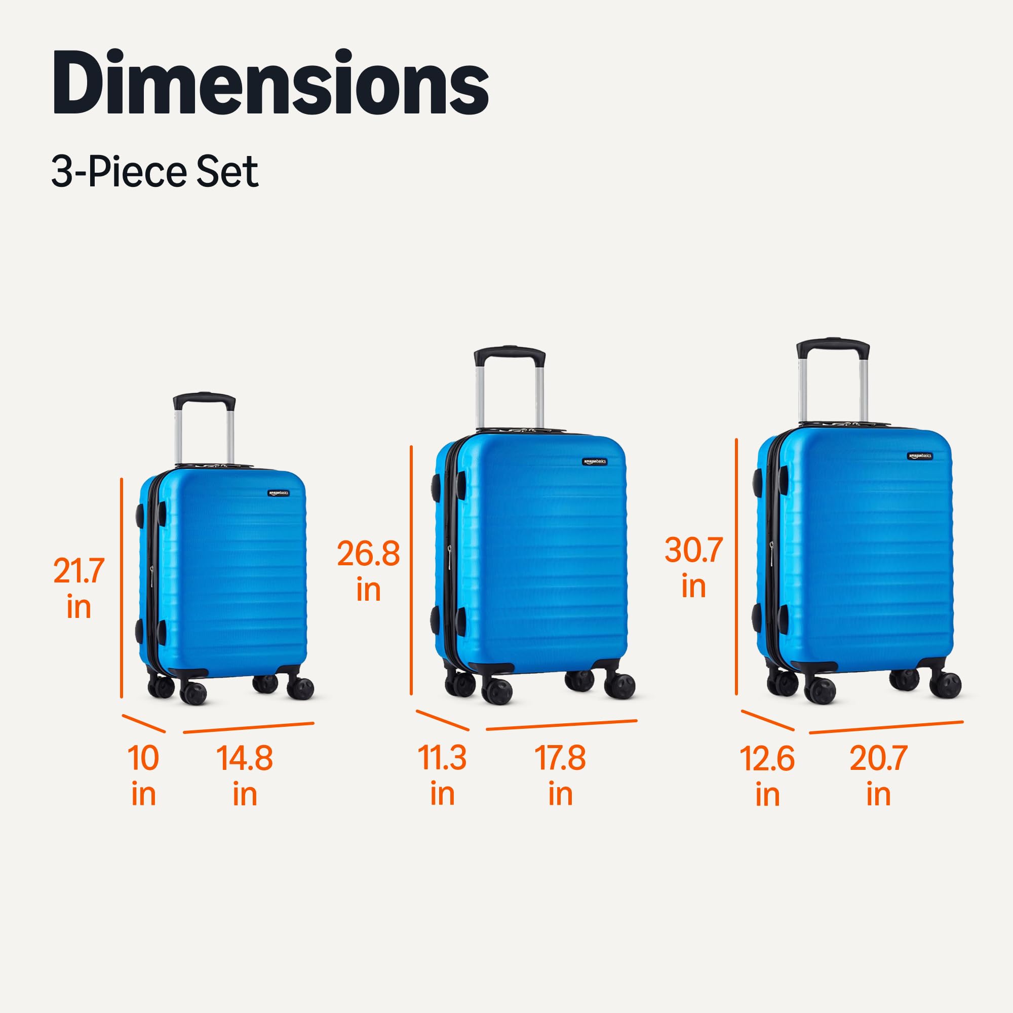 Craques Expandable Hardshell Luggage Set with Wheels craques