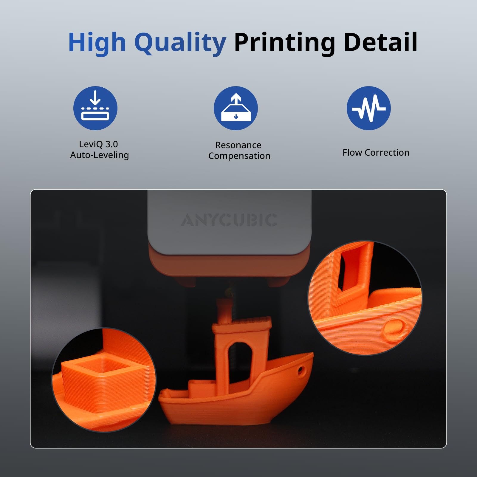 Craques Anycubic Kobra S1 3D Printer with Auto-Leveling craques