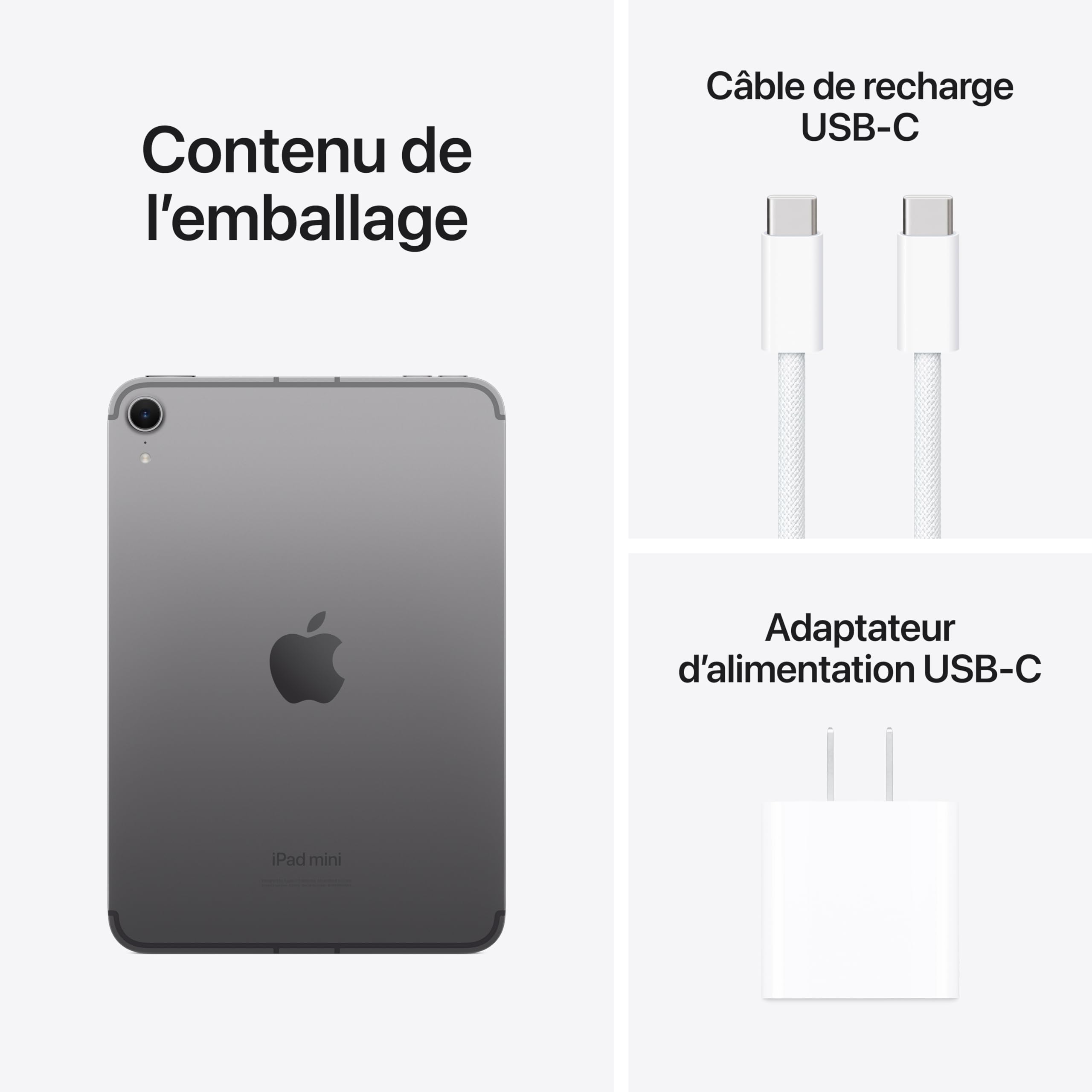 Apple iPad Mini (A17 Pro): Apple Intelligence, 8.3-inch Liquid Retina Display, 128GB, Wi-Fi 6E, 12MP Front/12MP Back Camera, Touch ID, All-Day Battery Life — Space Grey - craques