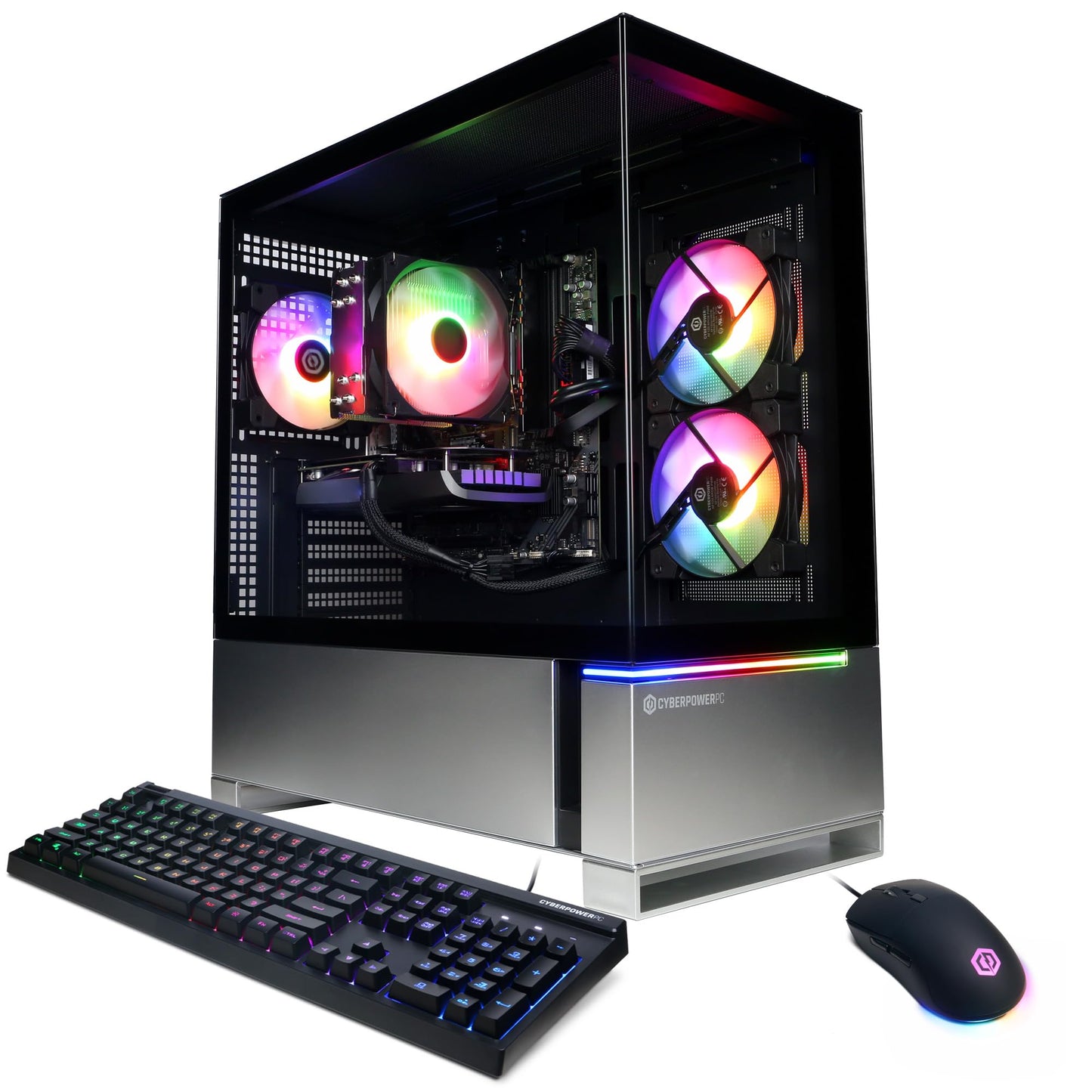 CYBERPOWERPC Gamer Master Gaming PC, AMD Ryzen 7 8700F 4.1GHz, GeForce RTX 4060 Ti 8GB