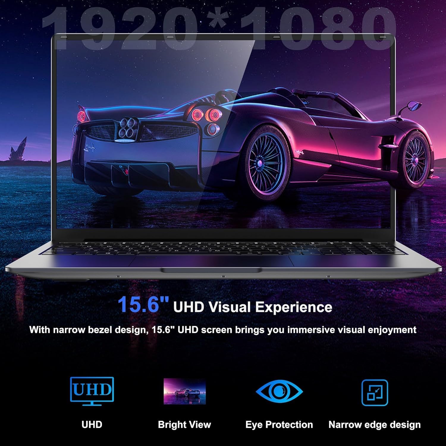 15.6 inch Laptop - 16GB RAM LPDDR4 512GB SSD Laptop Computer - craques