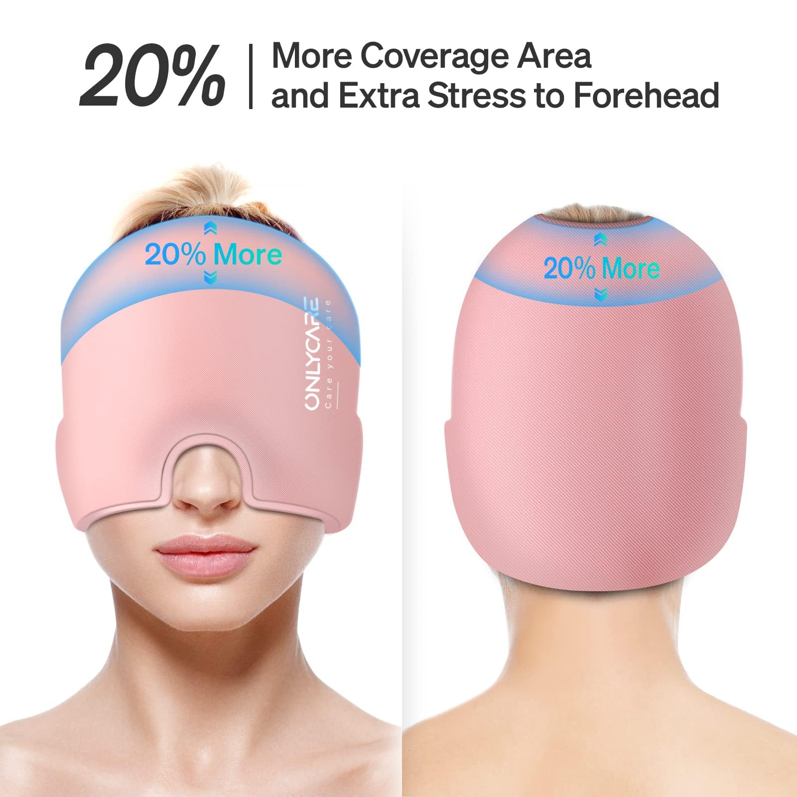 ONLYCARE Migraine Relief Cap Headache Relief Hat ice hat for Migraine - craques