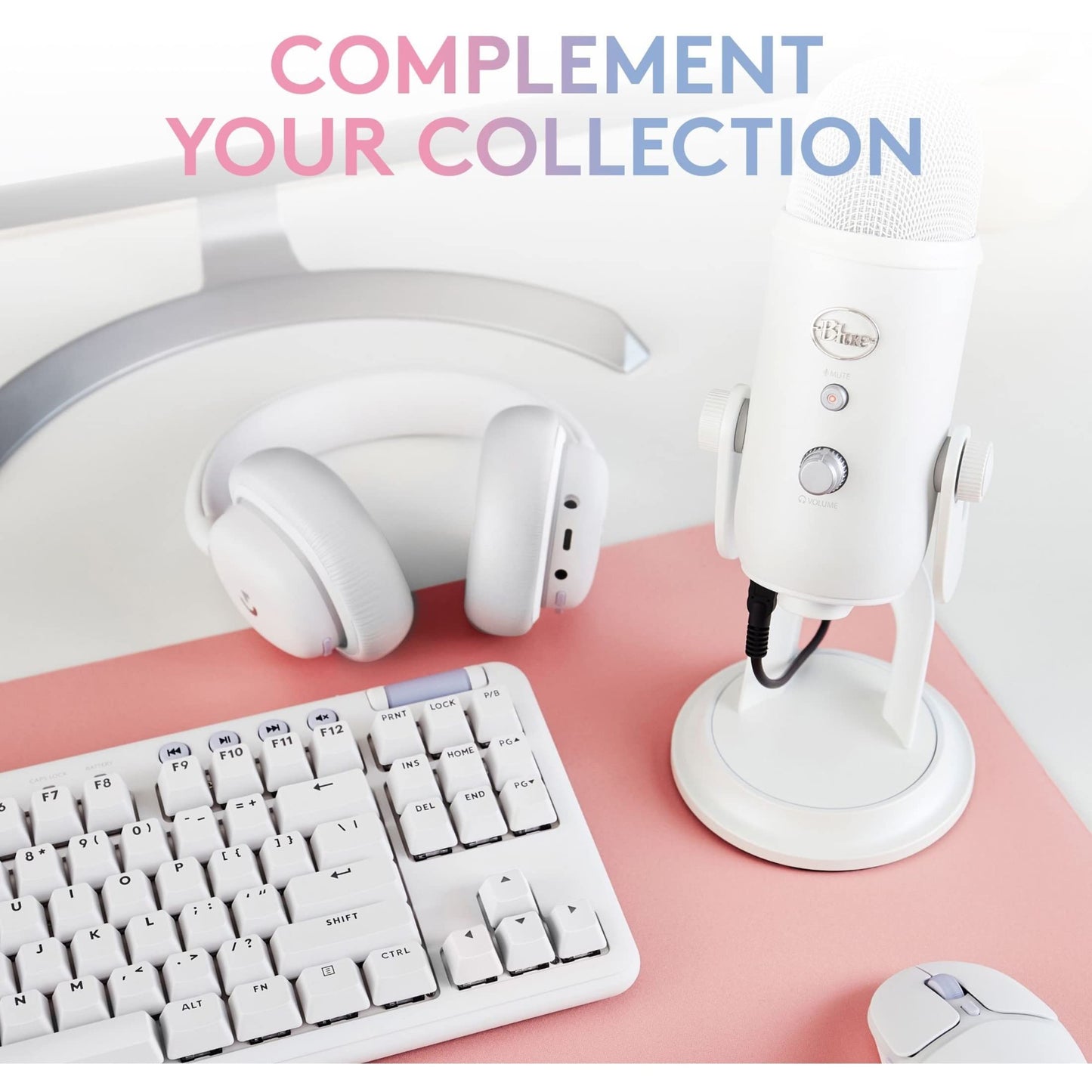 Blue Yeti USB Microphone for PC, Mac, Gaming, Recording, Streaming, Podcasting