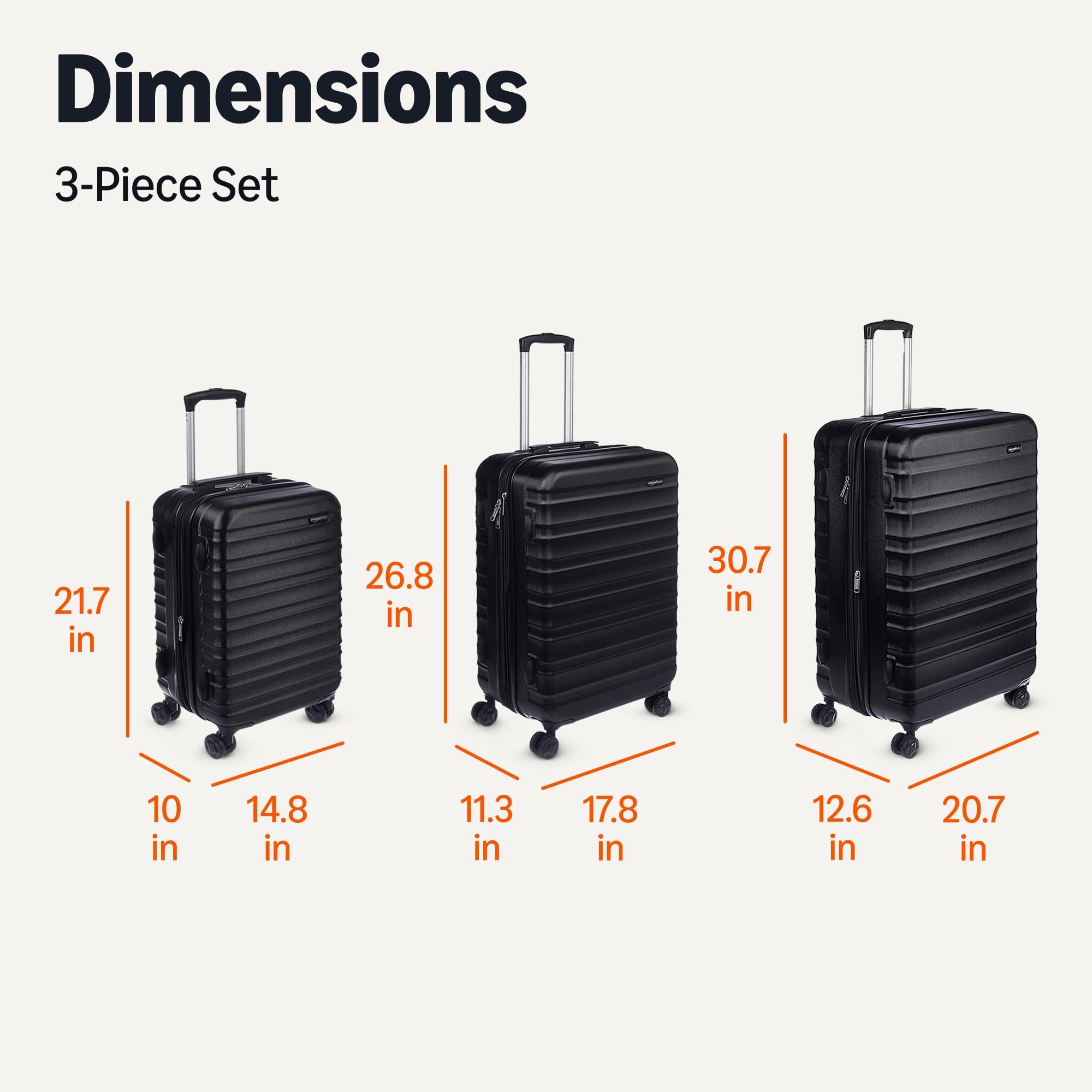 Craques Expandable Hardshell Luggage Set with Wheels craques