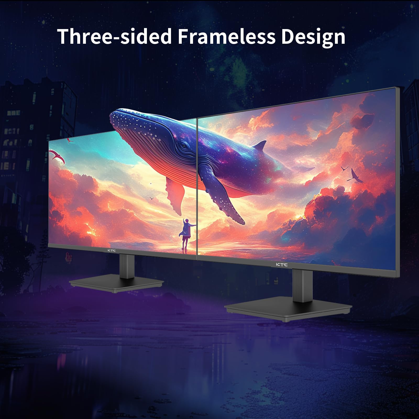 KTC 24 inch 190Hz/180Hz Gaming Monitor - craques