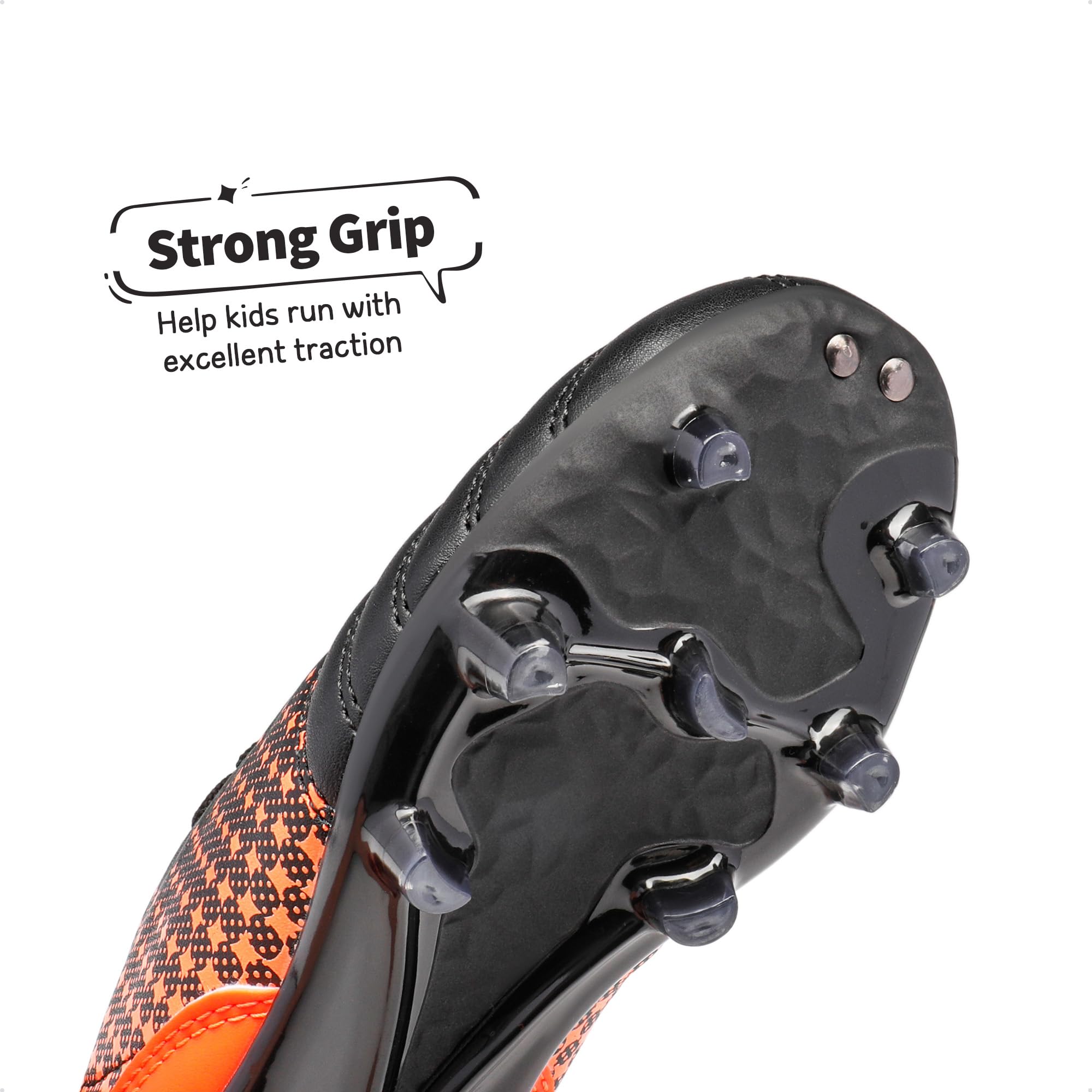 DREAM PAIRS Boys Girls Outdoor Football Shoes Soccer Cleats - craques