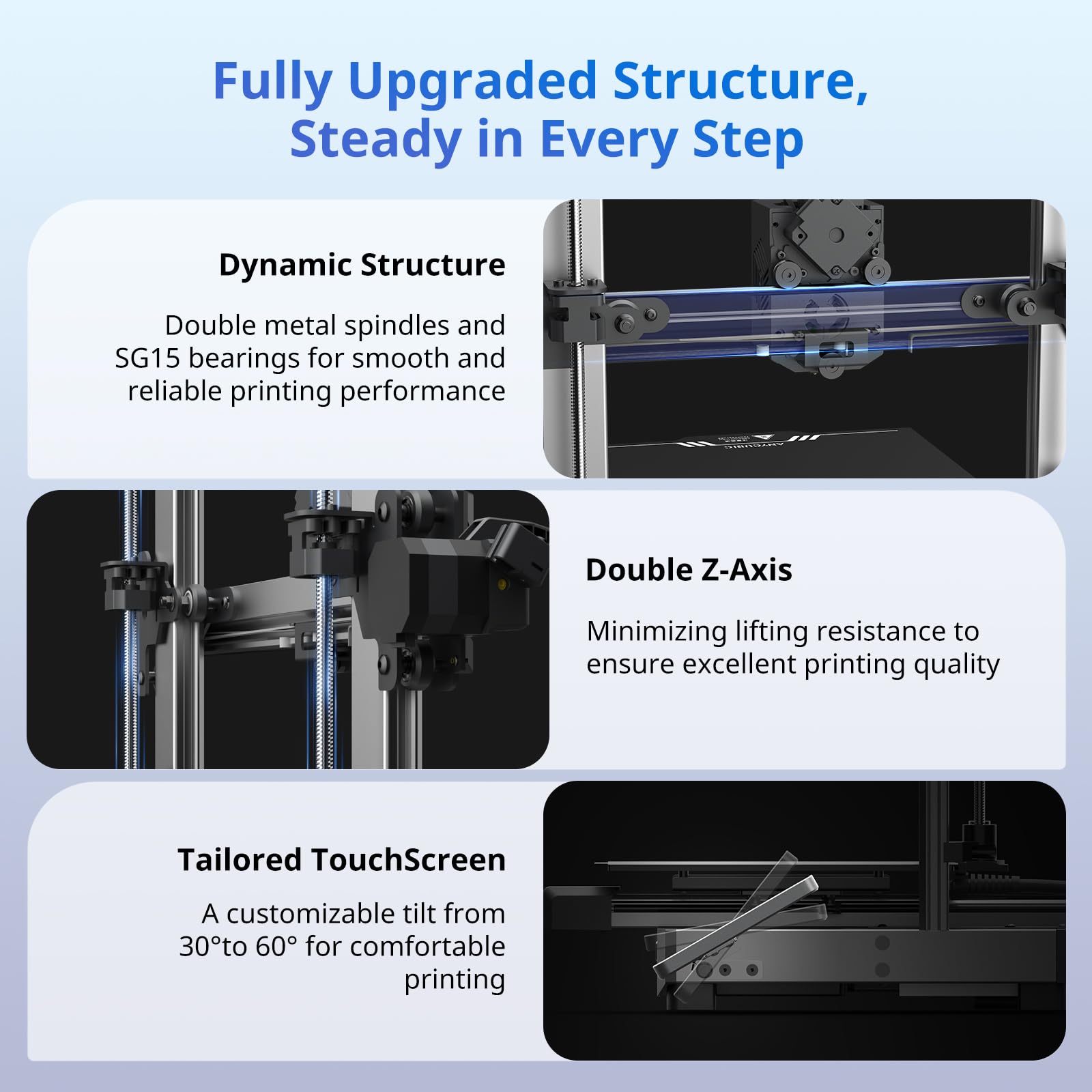 Craques Anycubic Kobra S1 3D Printer with Auto-Leveling craques