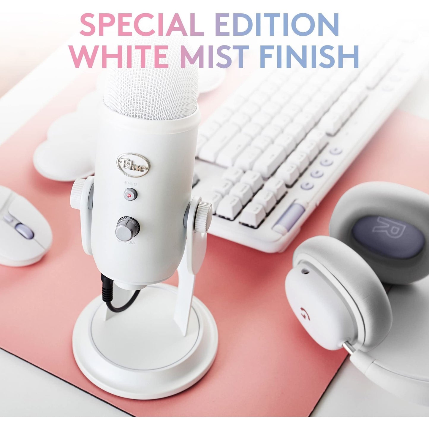 Blue Yeti USB Microphone for PC, Mac, Gaming, Recording, Streaming, Podcasting