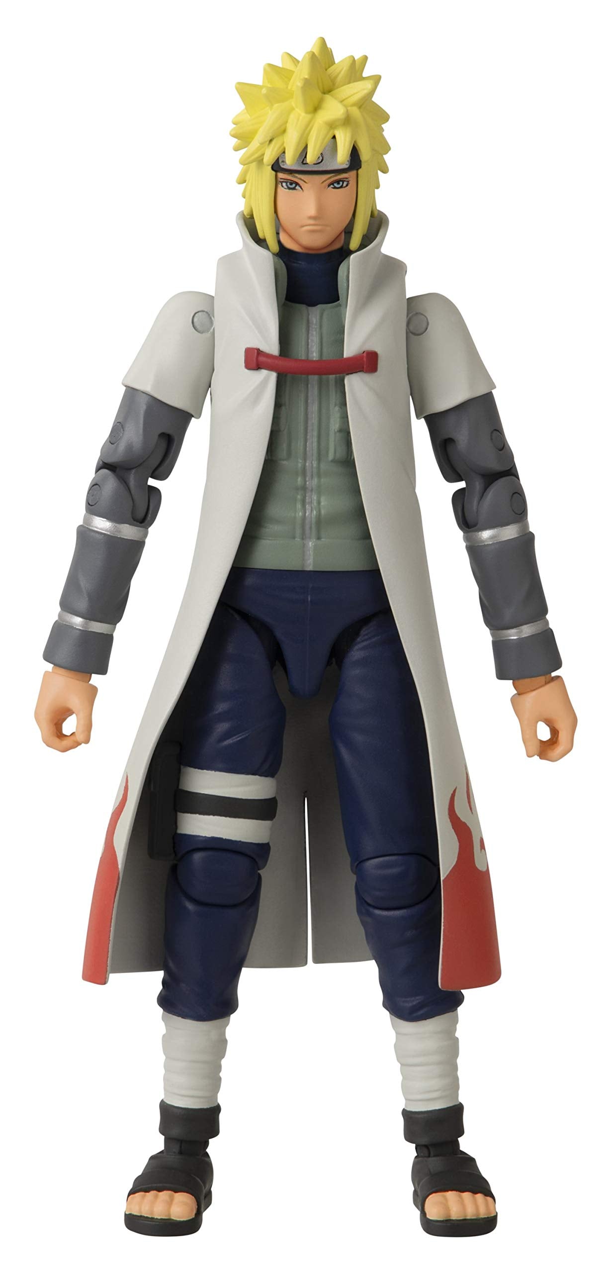 Namikaze Minato action figure by craques with detailed white cloak and blue ninja outfit
