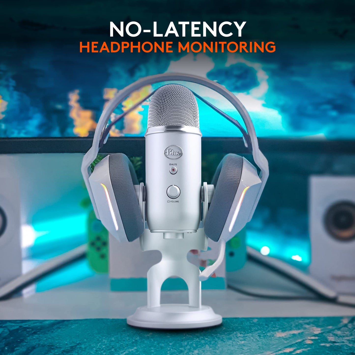 Blue Yeti USB Microphone for PC, Mac, Gaming, Recording, Streaming, Podcasting