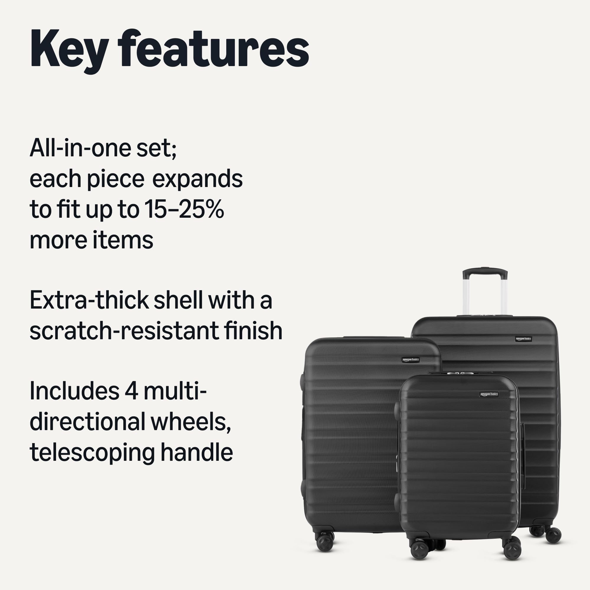 Craques Expandable Hardshell Luggage Set with Wheels craques