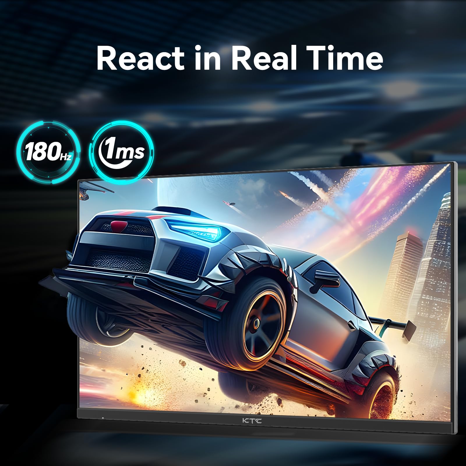 KTC 24 inch 190Hz/180Hz Gaming Monitor - craques