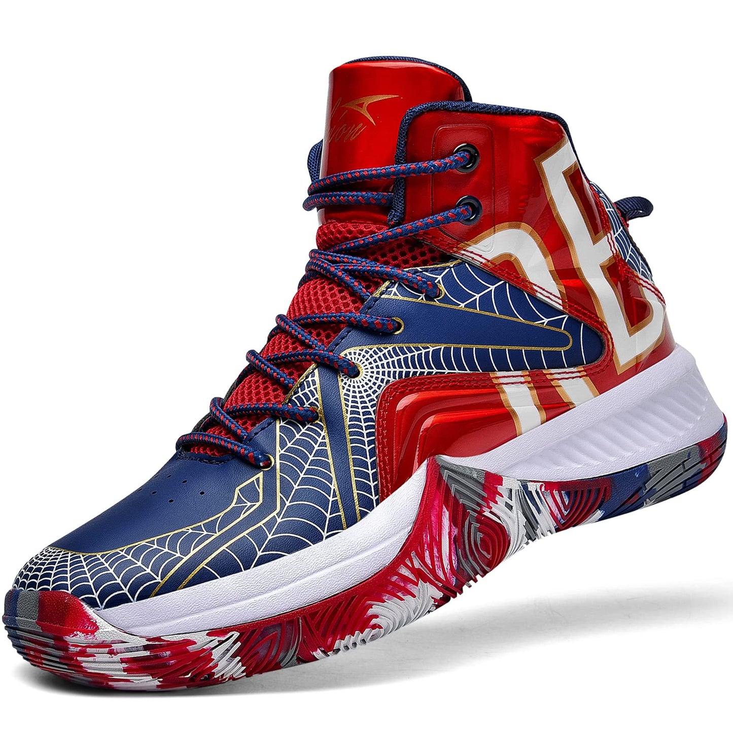 ASHION Kids Basketball Shoes Boys Girls High-Top Sneakers