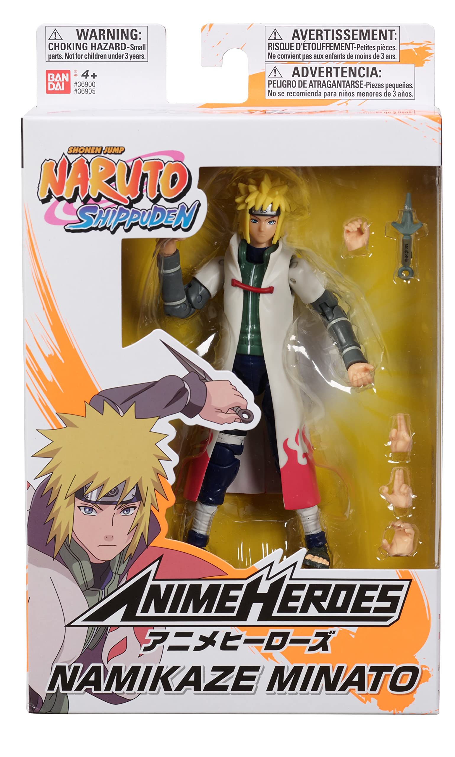 Bandai - Anime Heroes Naruto - Namikaze Minato (36905) - craques