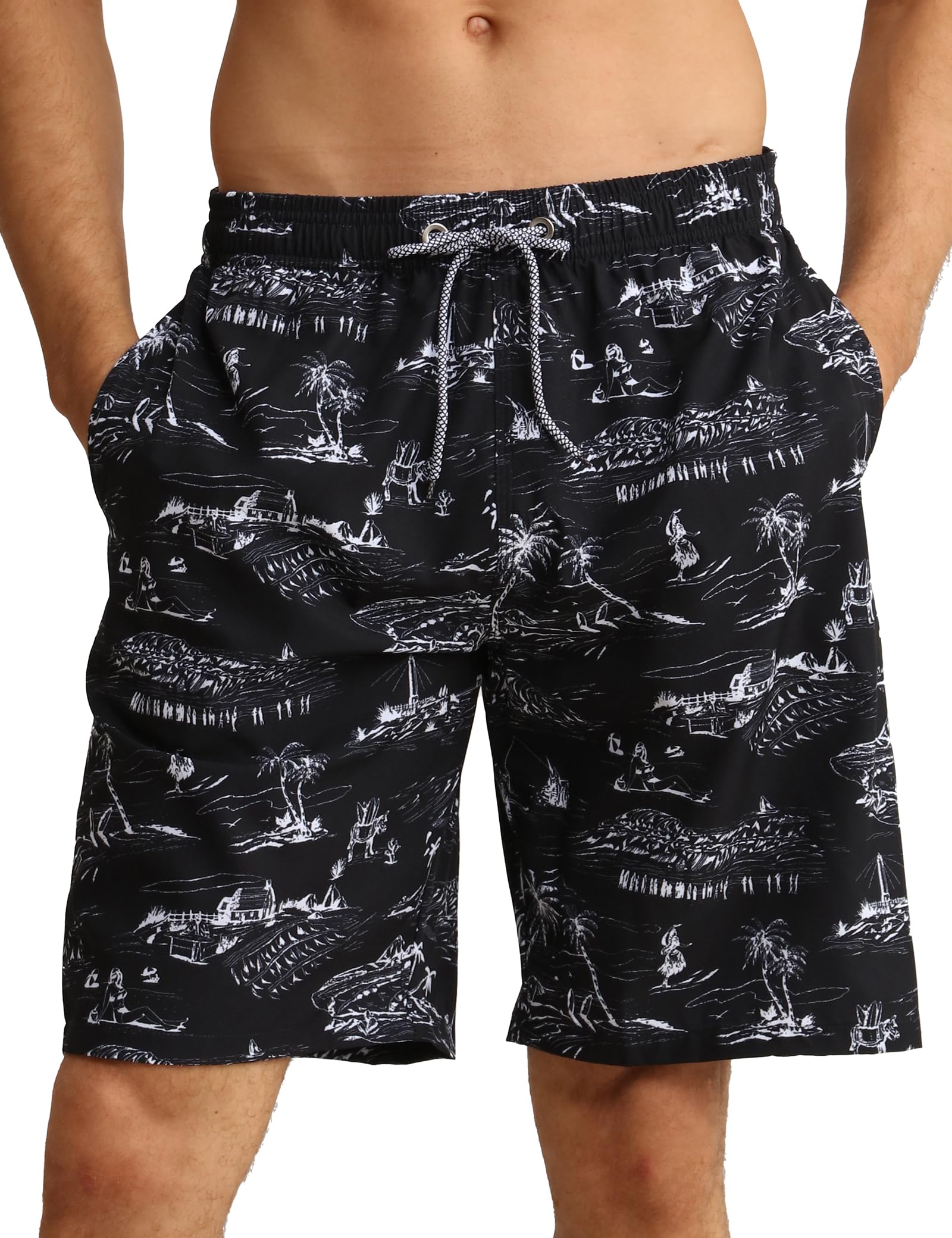 Men's Swim Trunks Quick Dry Swim Shorts - craques