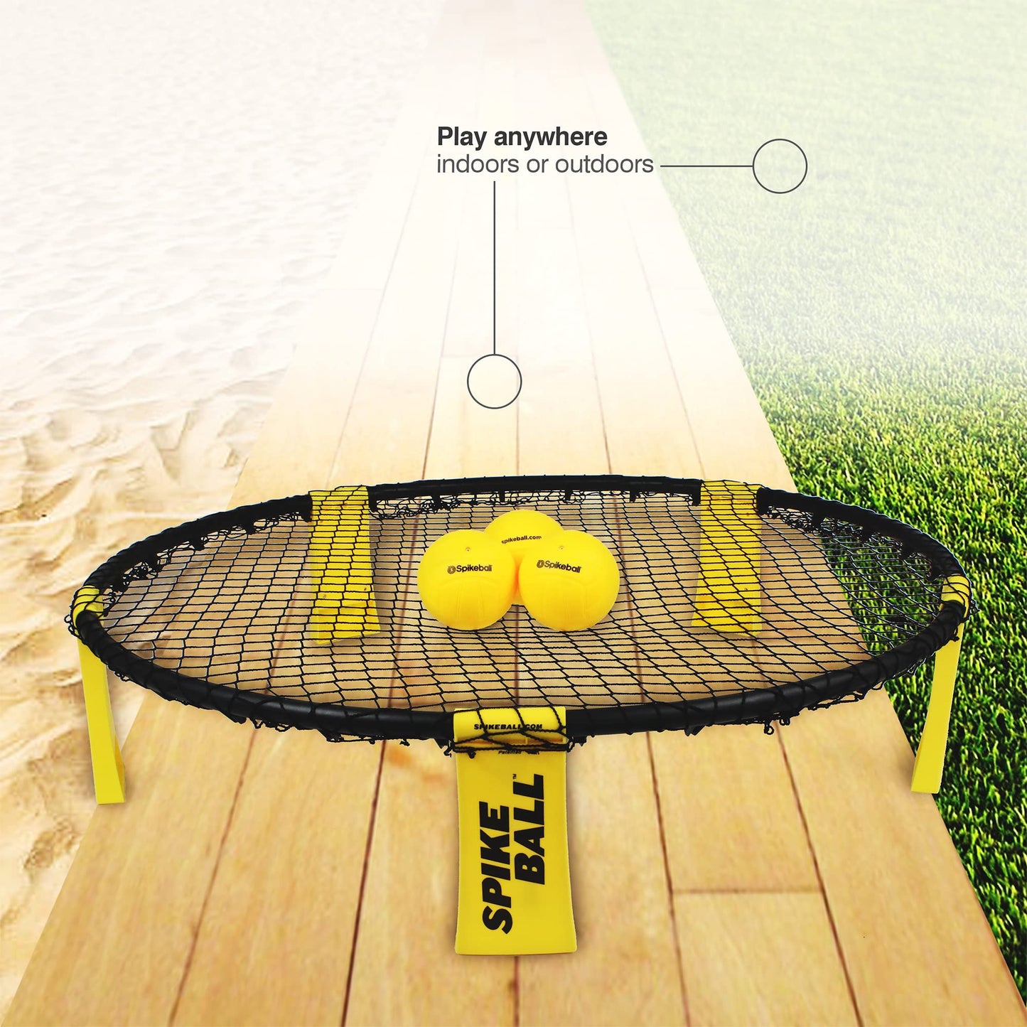 Spikeball Standard Ball Kit - Game for The Backyard, Beach, Park, Indoors