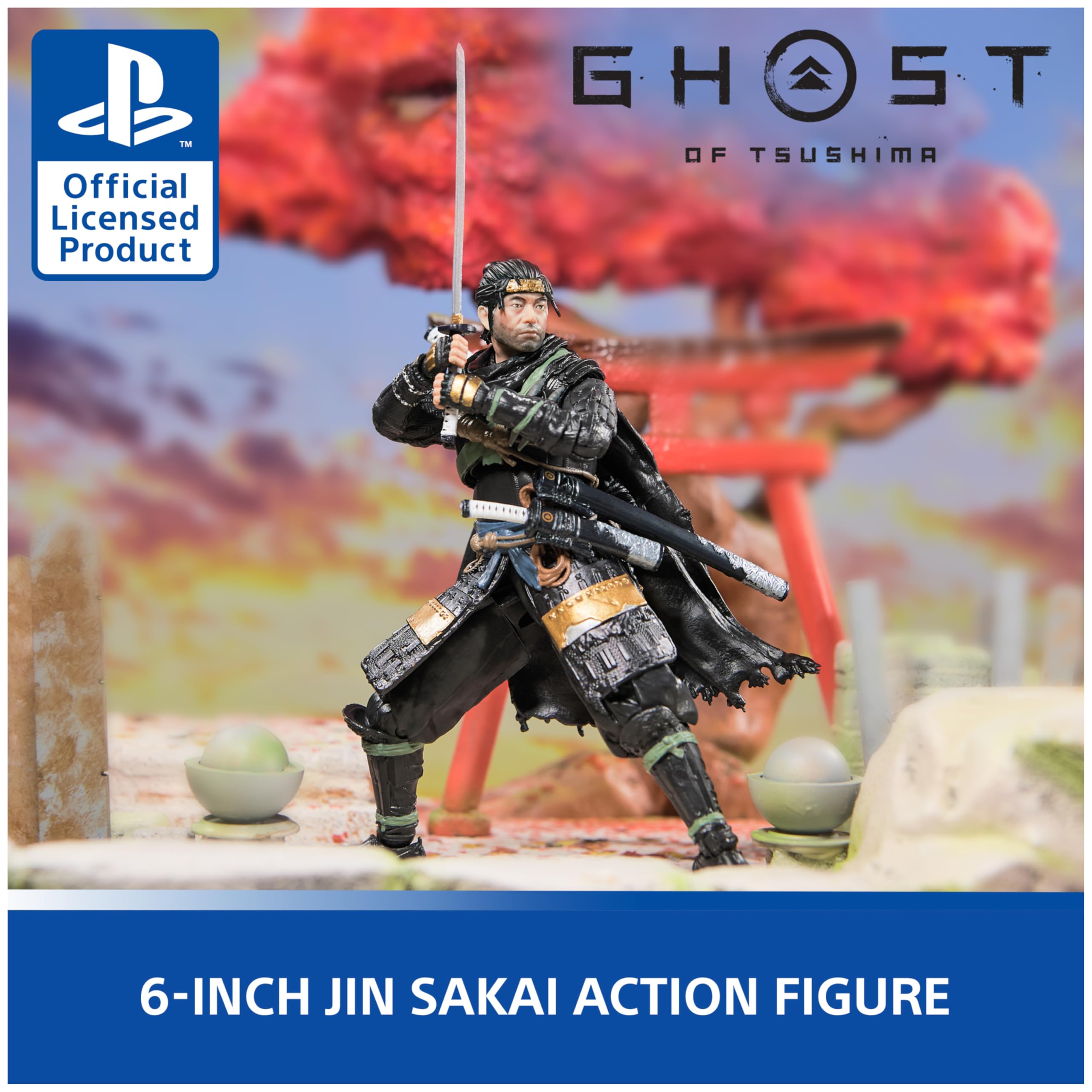 PlayStation God of War Ragnarök, 6” Kratos Action Figure with 5 Accessories, The Shapes Collection, for PS5 Fans & Collectors Ages 17+ - craques