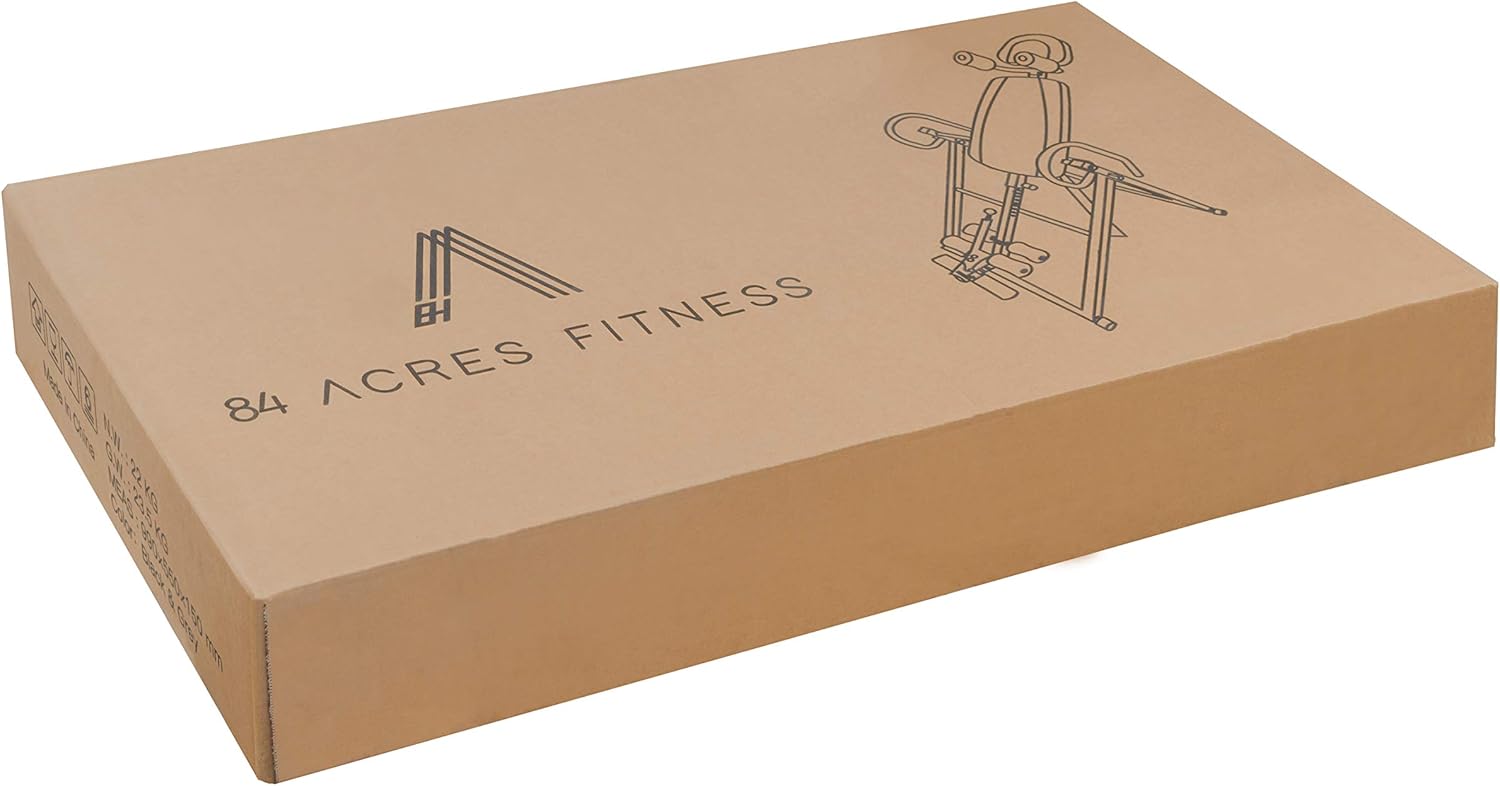 Cardboard box packaging for craques heavy duty inversion table by 84 Acres Fitness