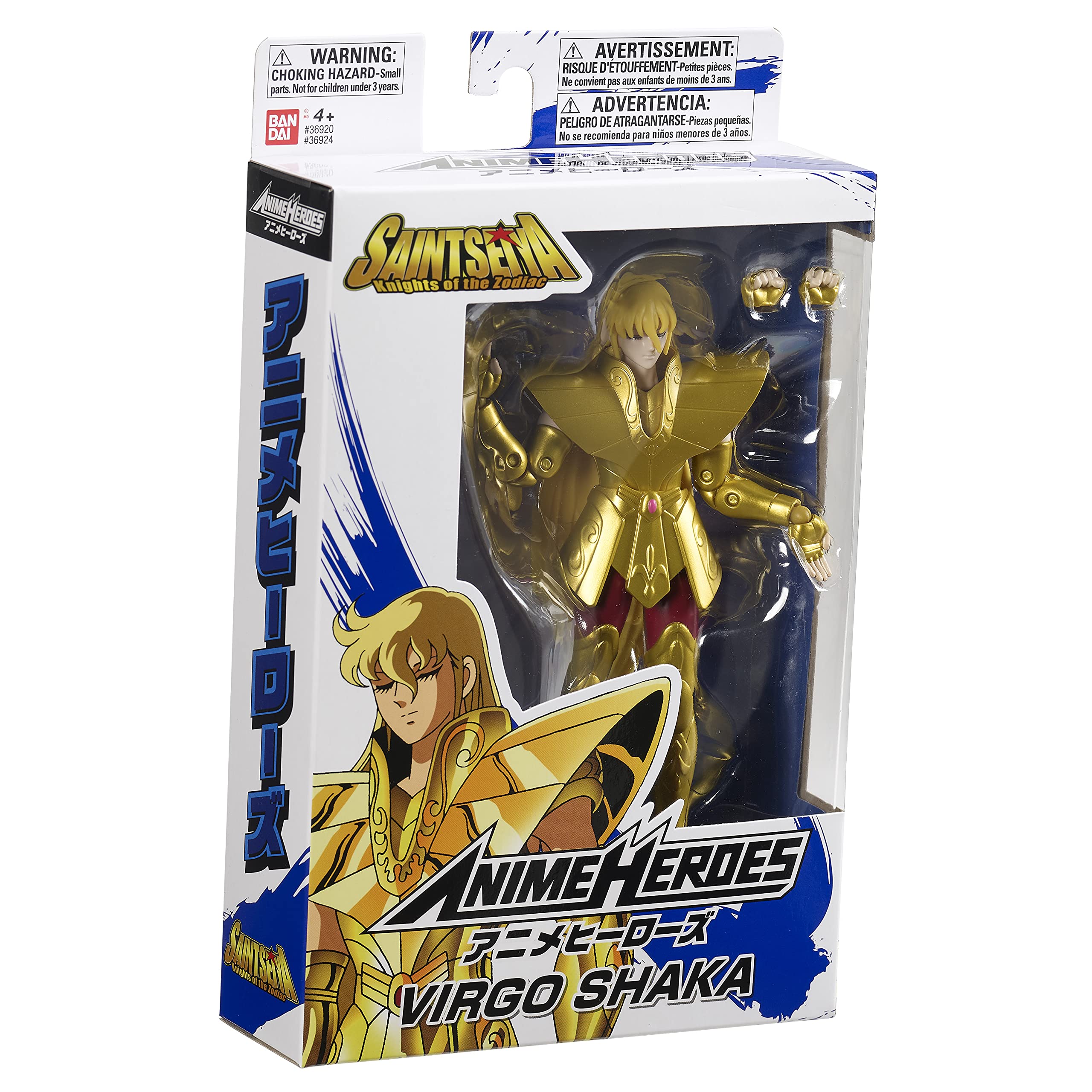 Saint Seiya Virgo Shaka anime heroes figure in gold armor by craques, not Namikaze Minato action figure
