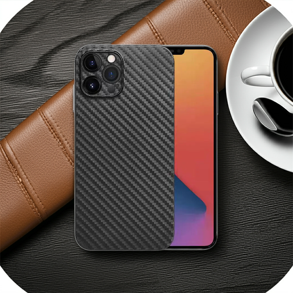 12 Pro Max Carbon Fiber Pattern Ultra-Thin Case