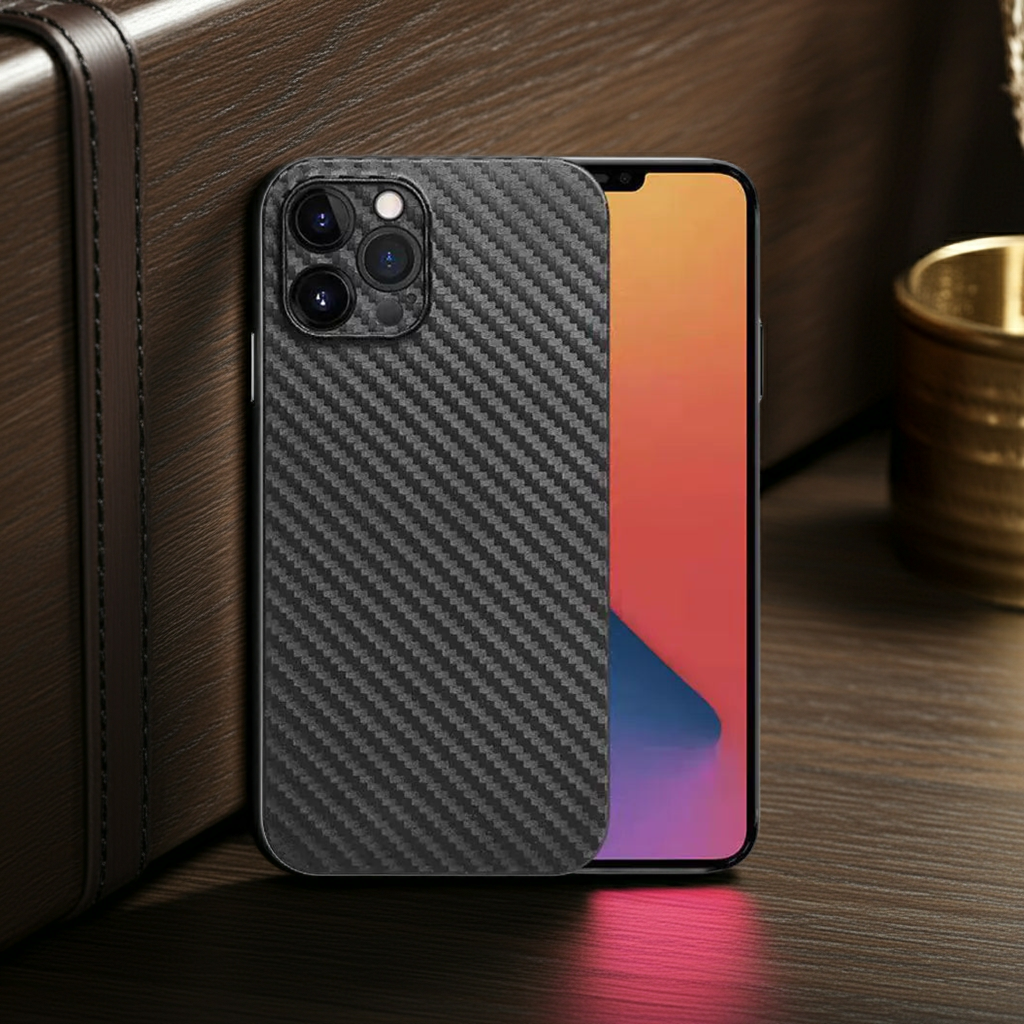 12 Pro Max Carbon Fiber Pattern Ultra-Thin Case