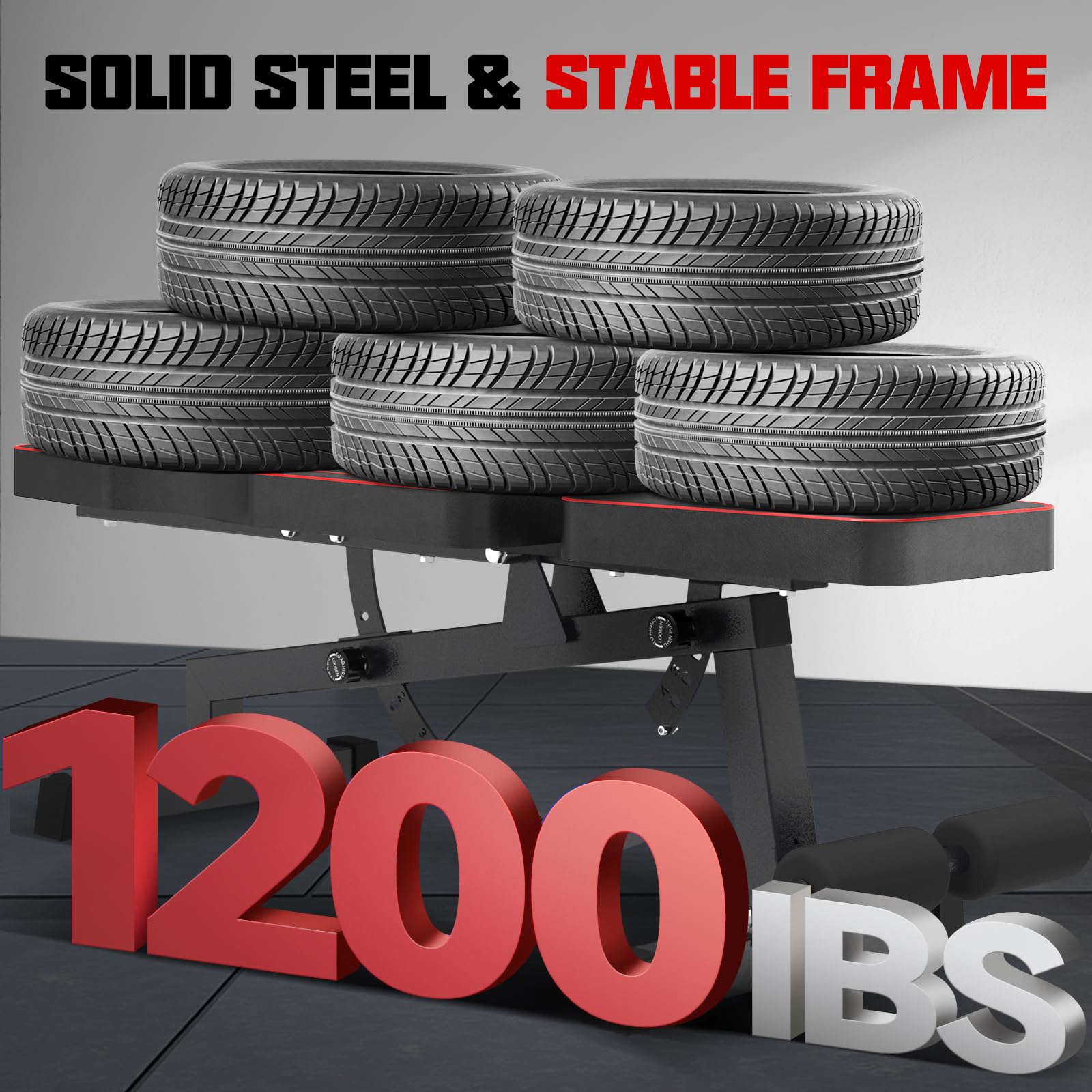 craques adjustable weight bench for home gym with solid steel and stable frame supporting 1200 pounds