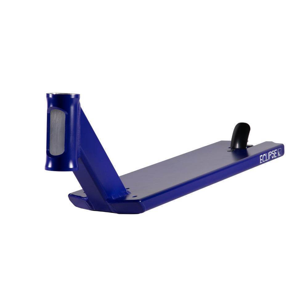 Antics Eclipse scooter deck in blue by Antics by North Scooters with integrated headtube and rear brake