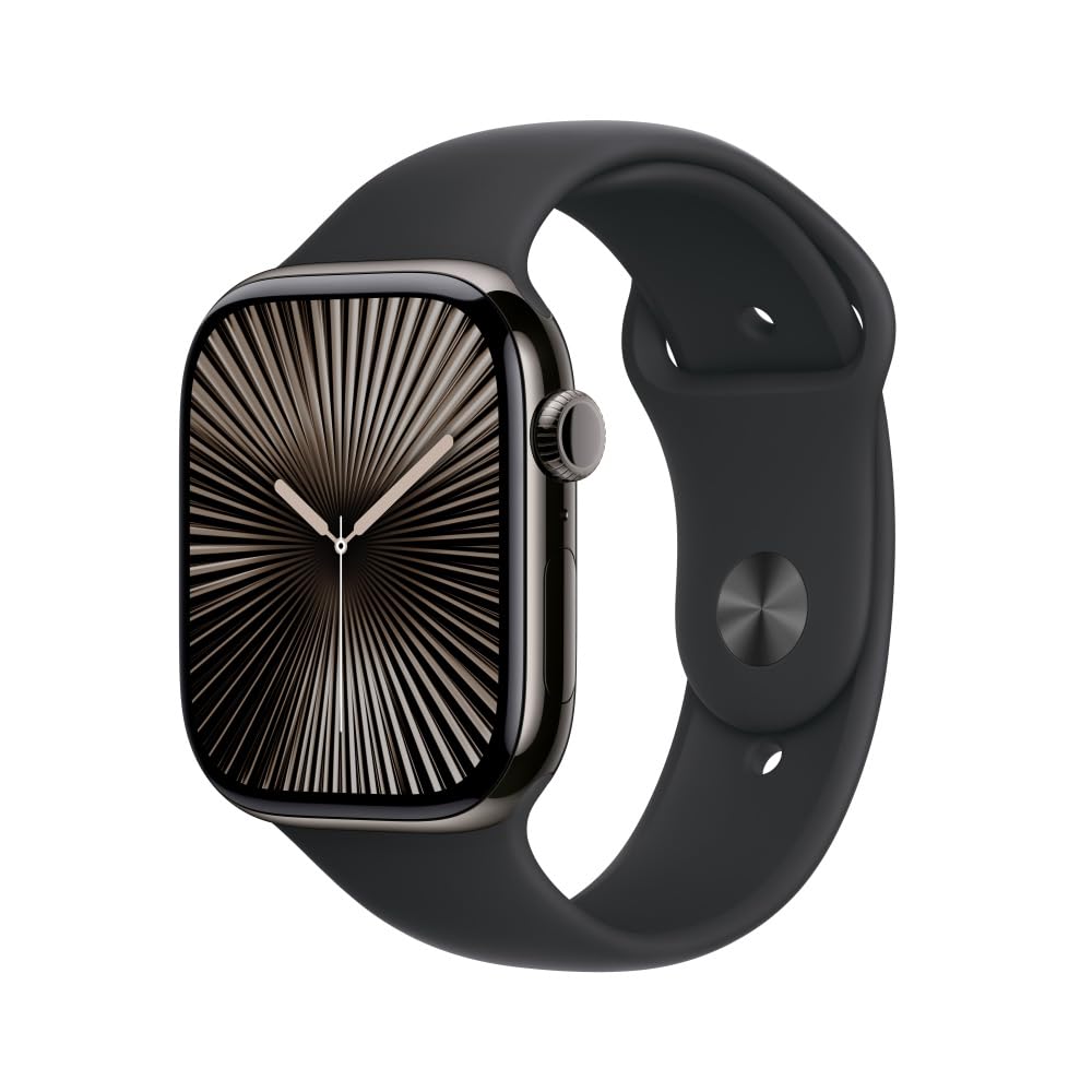 Apple Watch Series 10 GPS with black sport band and sleek modern display by craques