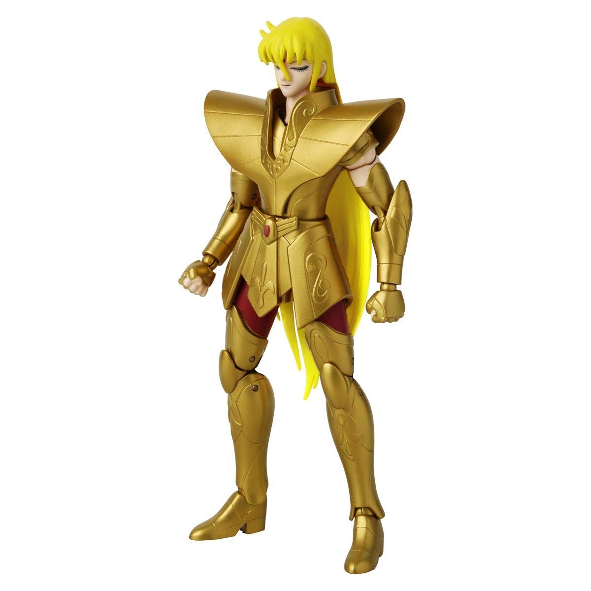Gold armored anime action figure with long yellow hair by craques Namikaze Minato action figure