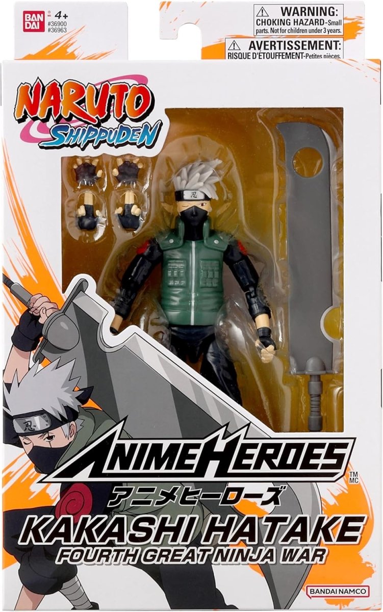 Kakashi Fourth Great Ninja War action figure from Naruto Shippuden Anime Heroes by Craques