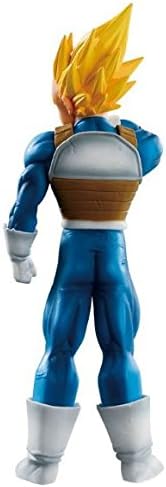 Banpresto Super Saiyan Vegeta figure by craques showing detailed muscular back and golden hair