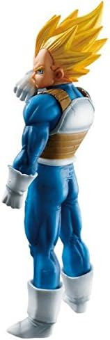 Banpresto Super Saiyan Vegeta figure by craques with detailed blue and white armor and spiky yellow hair