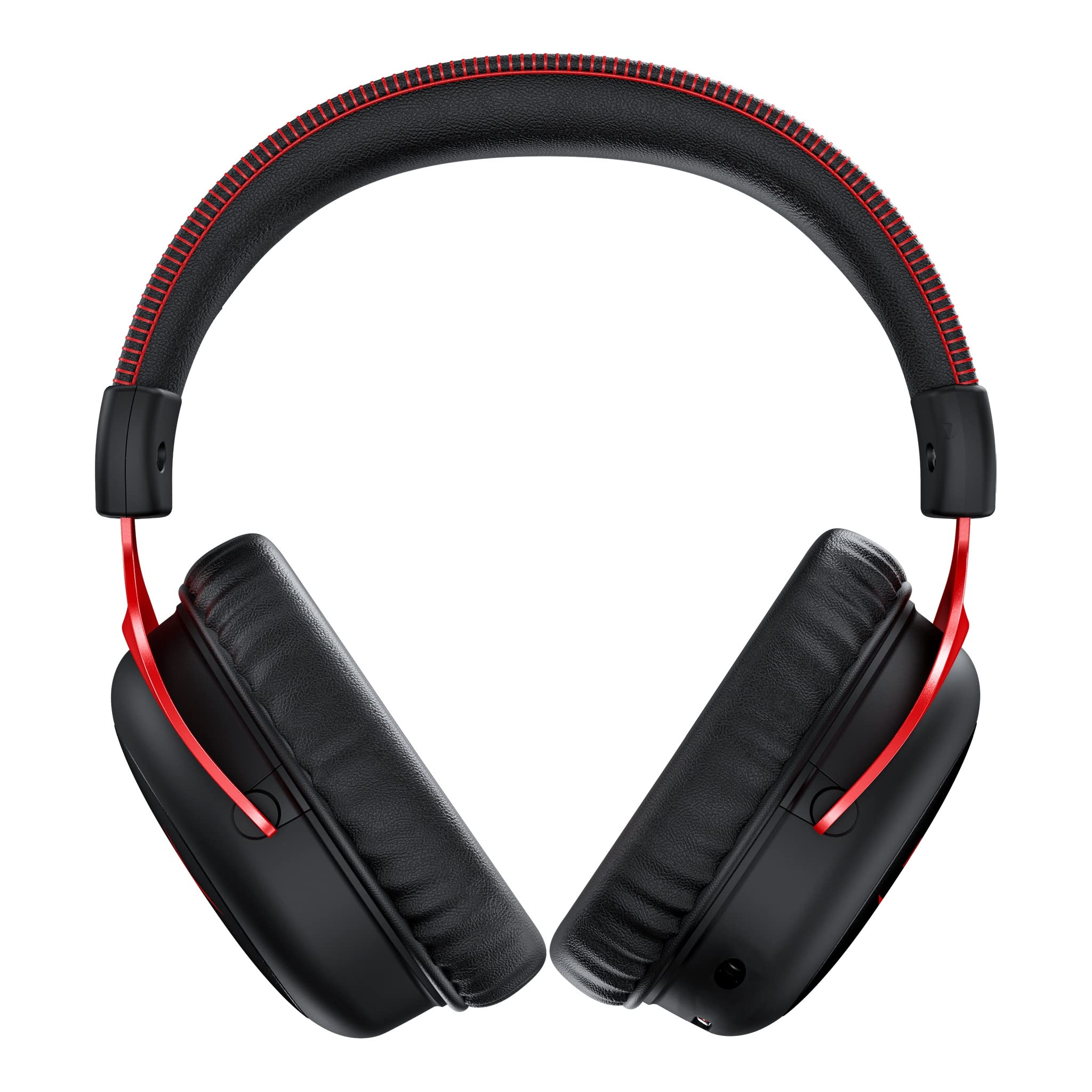 Black and red HyperX Cloud II gaming headset with cushioned ear cups and adjustable headband