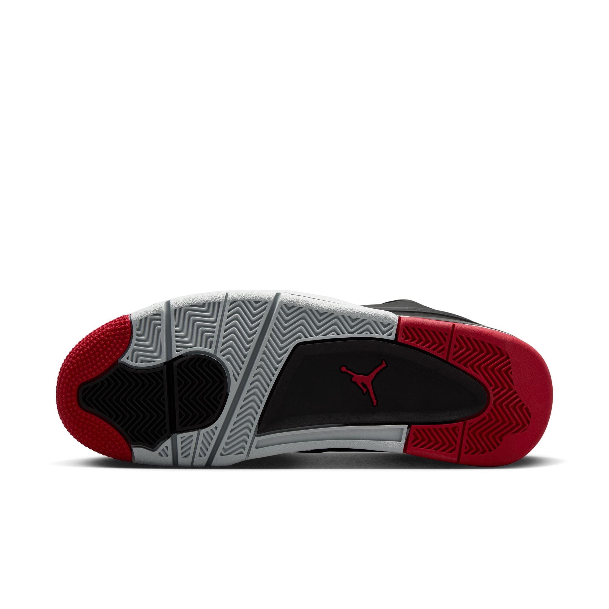 Sole view of Air Jordan 4 RM men's sneakers with effective traction and stylish design