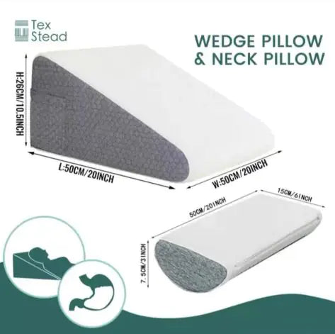 Elevate Comfort Wedge Pillow craques