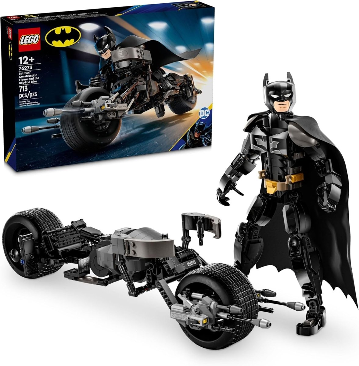 LEGO Batman Bat-Pod bike set with Bat-Pod vehicle and detailed Batman minifigure from craques