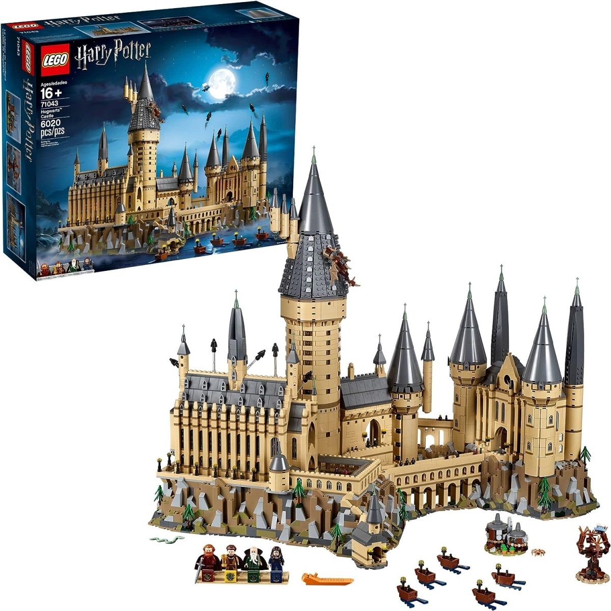 LEGO Harry Potter Hogwarts Castle set with detailed castle model and minifigures from craques