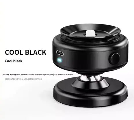 Craques magnetic car phone holder in cool black with strong suction and stable design