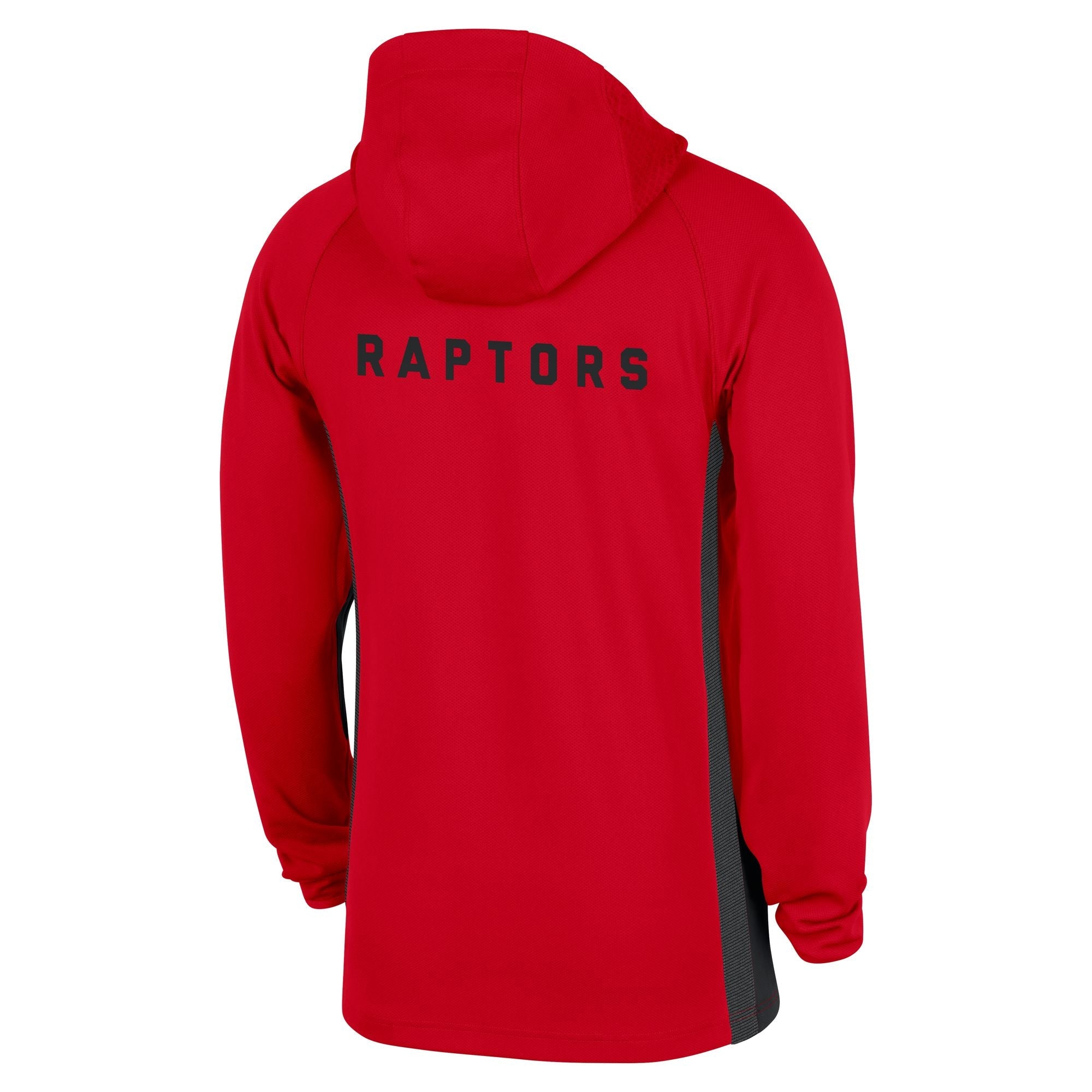 BB Branded Toronto Raptors men's hoodie in red with Raptors text on the back