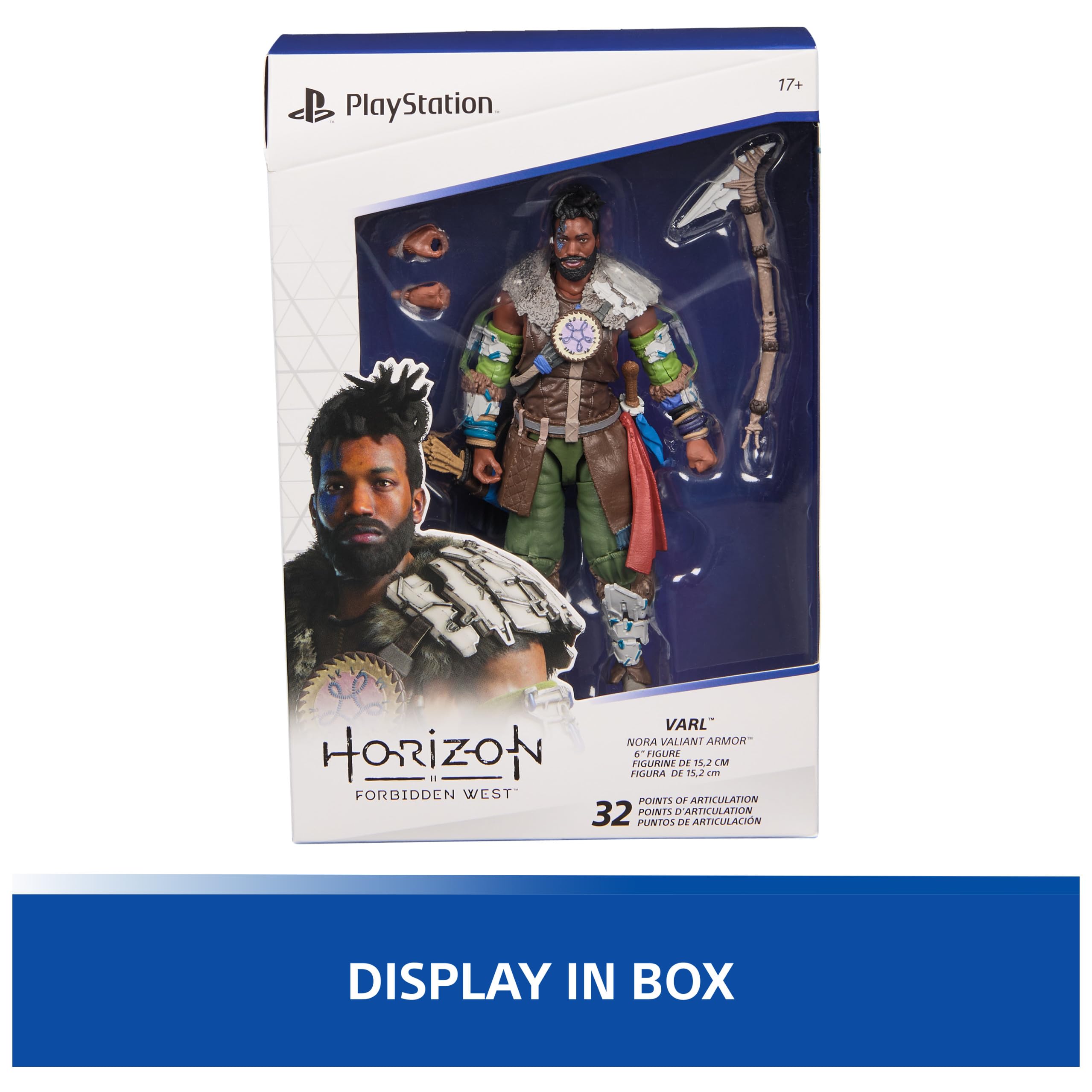 Kratos God of War Ragnarök action figure displayed in box with accessories from craques