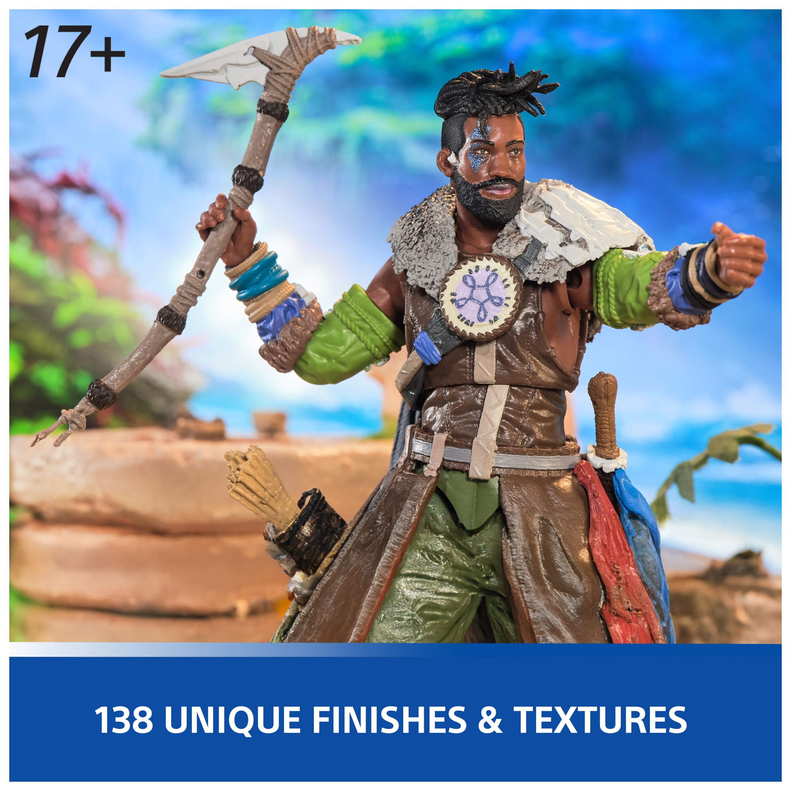 Craques Kratos God of War Ragnarök action figure with detailed finishes and textures holding weapon