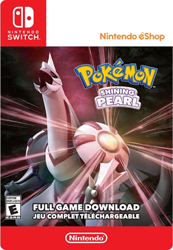 Pokémon Legends Arceus Nintendo Switch digital game card showing Dialga on Pokémon Shining Pearl cover