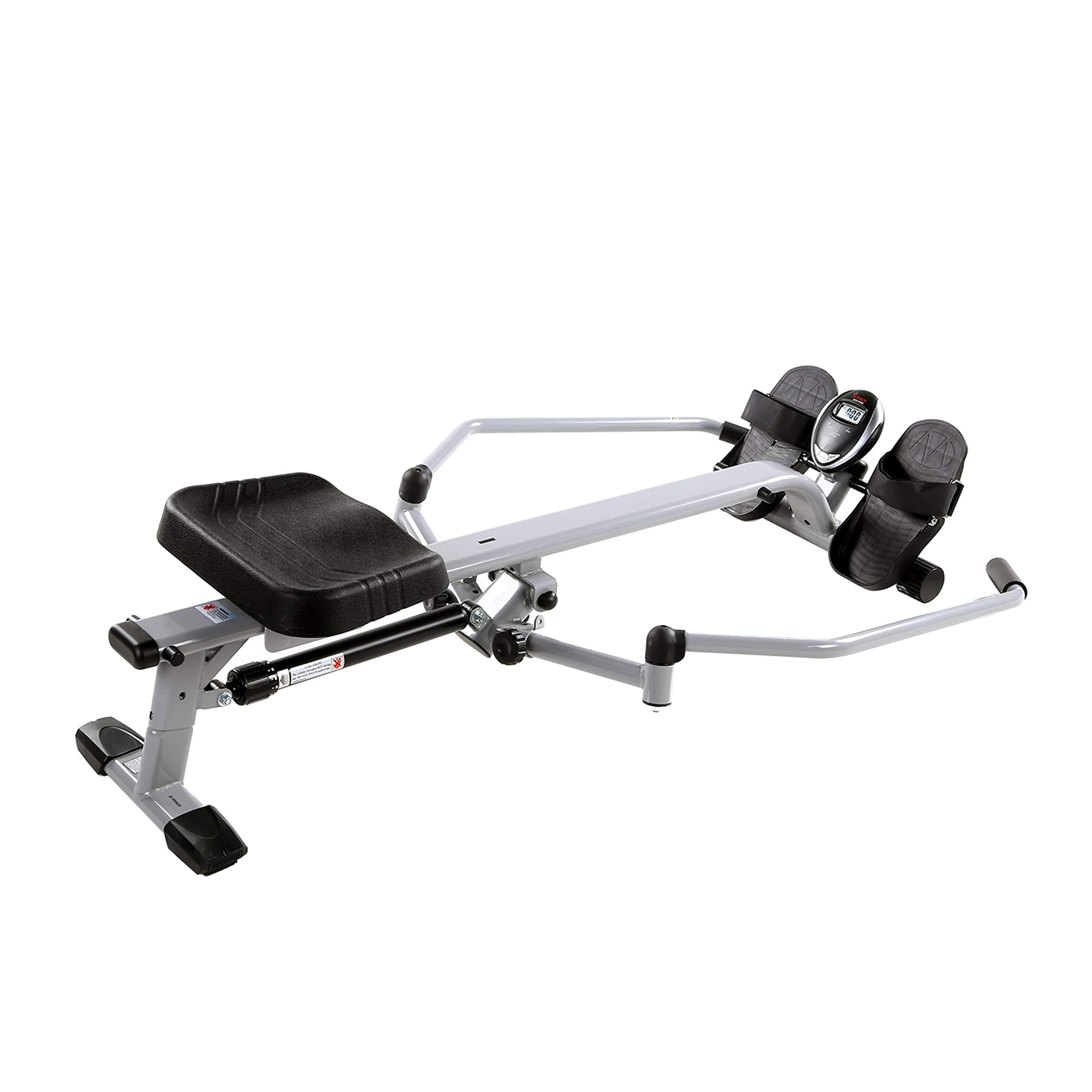 Craques compact rowing machine for home gym with digital monitor and ergonomic seat