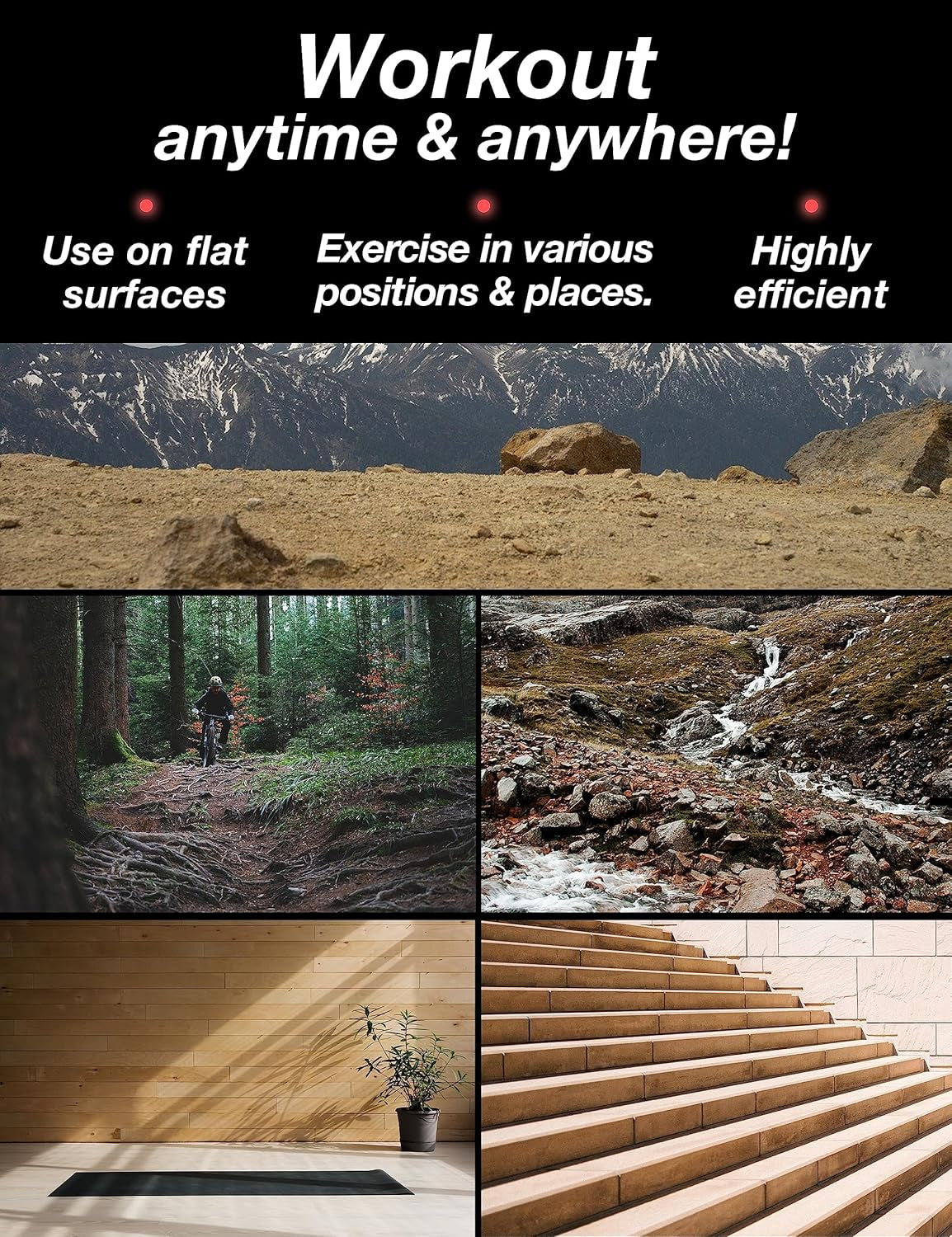 Craques folding push up bar for home shown as portable and usable on flat surfaces outdoors and indoors