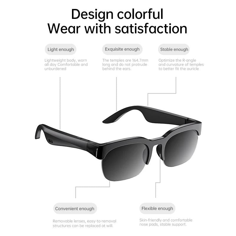 AI intelligent wireless Bluetooth 6.0 glasses